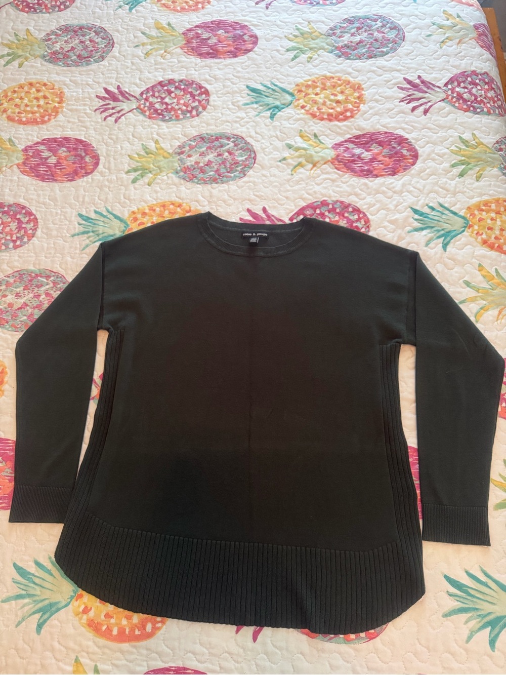 Dark Olive Women's Crewneck Sweater